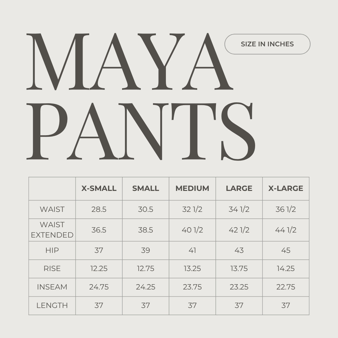 Maya Linen Pant - Black/Noir