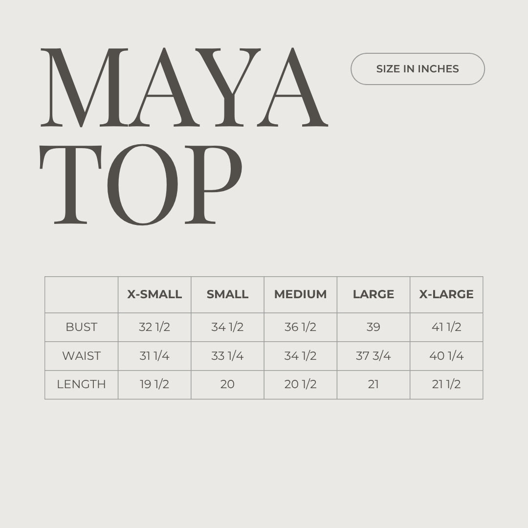 Maya Linen Top - Striped