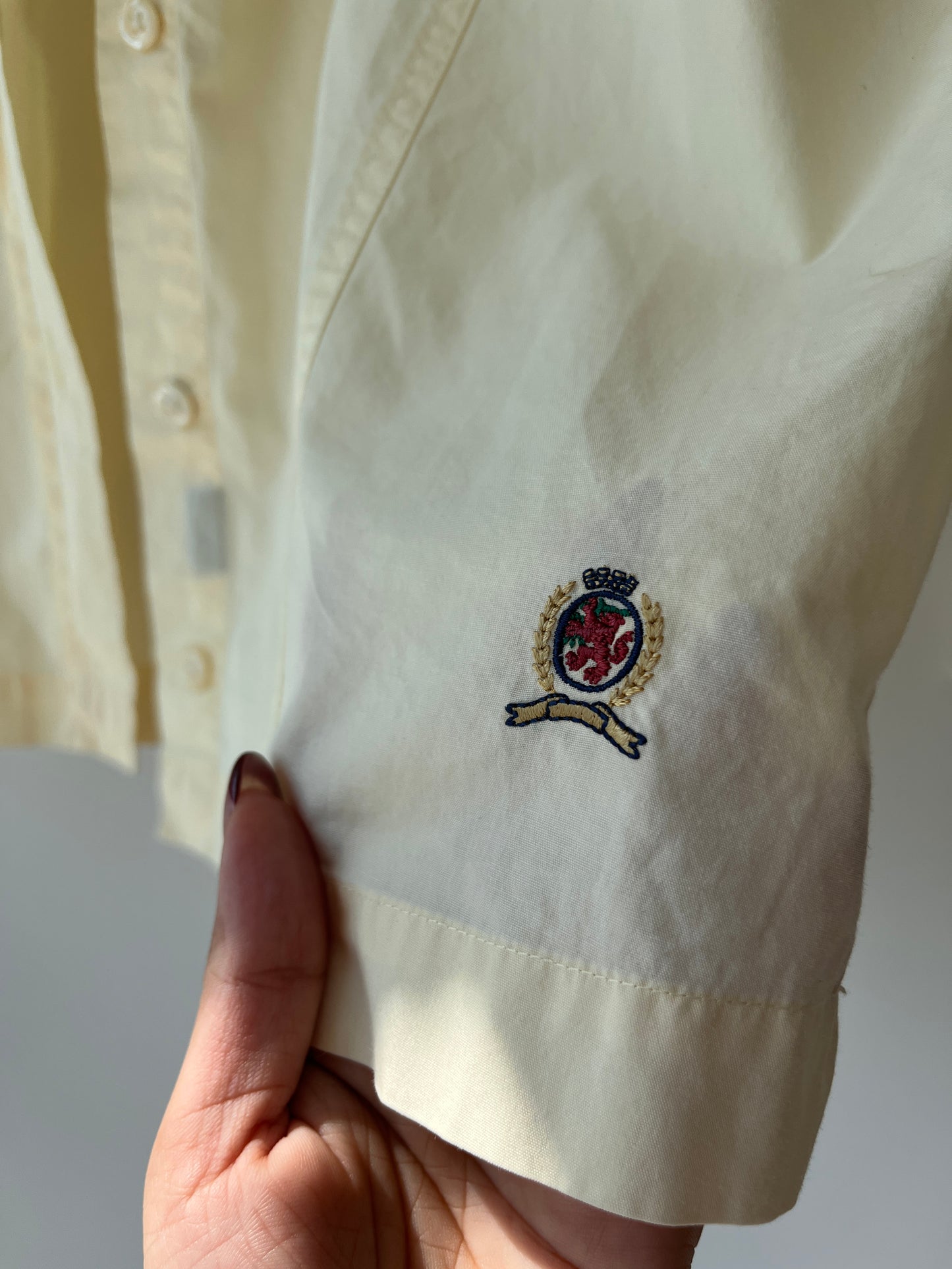 Tommy Hilfiger butter yellow button down