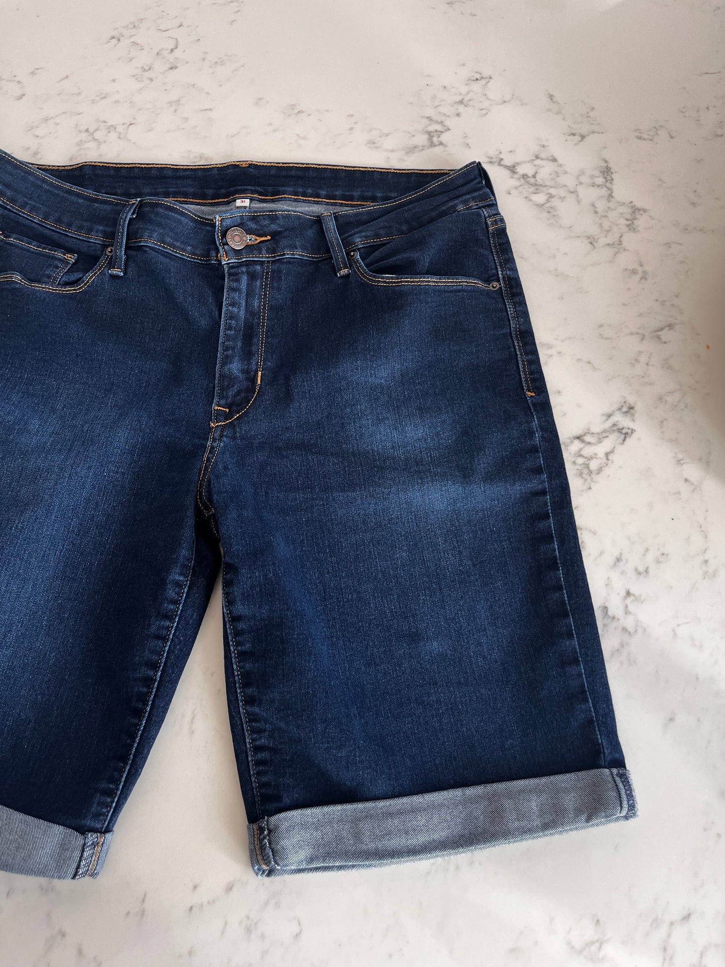 Levi’s Women’s Bermuda Shorts - Dark Wash