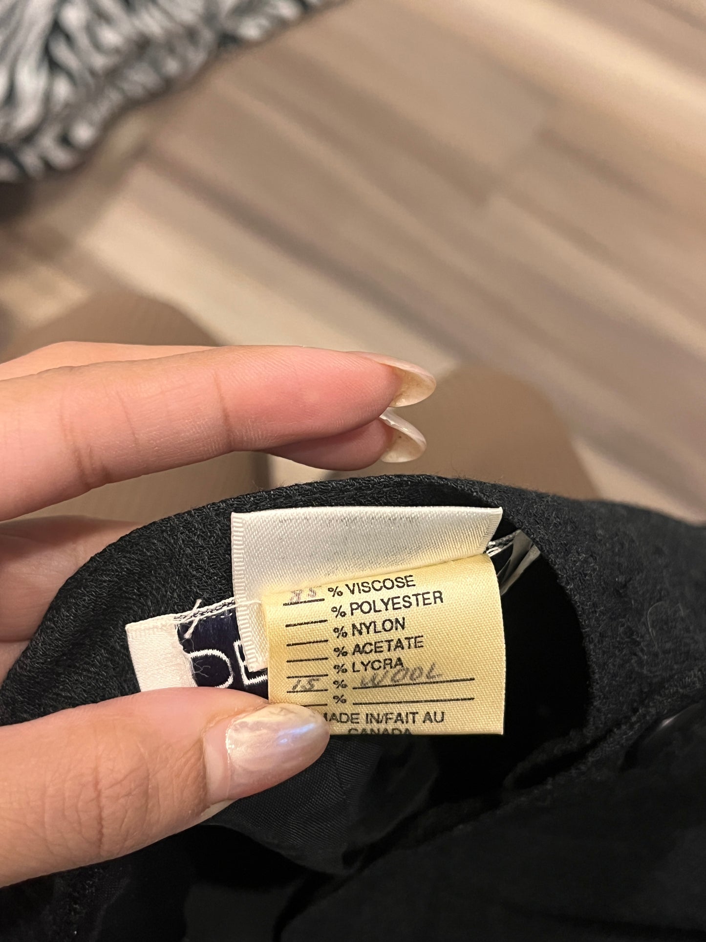 Vintage Della Spiga Made in Canada Blouse & Skirt Set