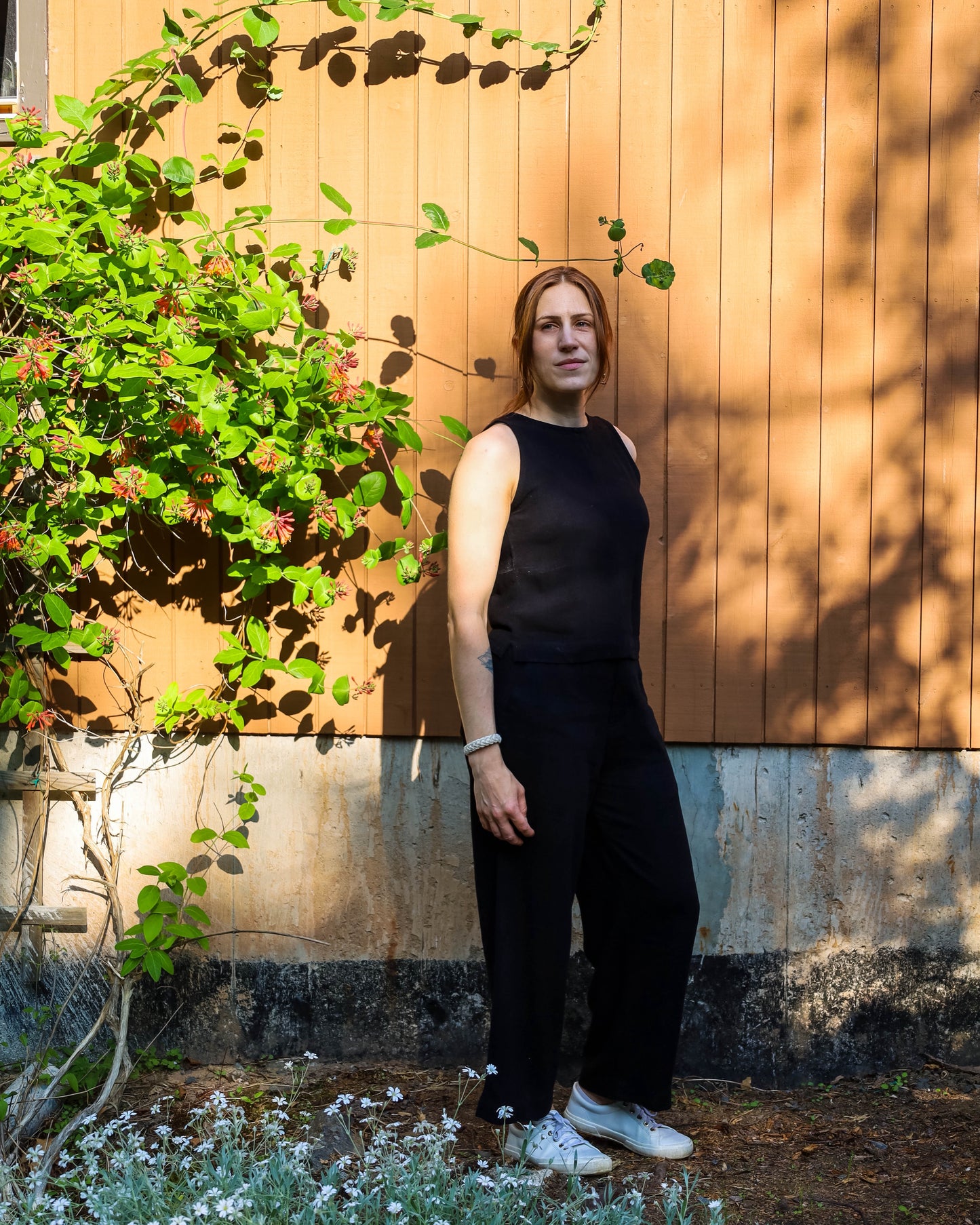 Maya Linen Pant - Black/Noir