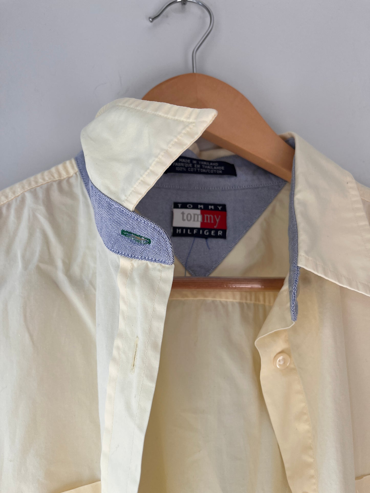 Tommy Hilfiger butter yellow button down