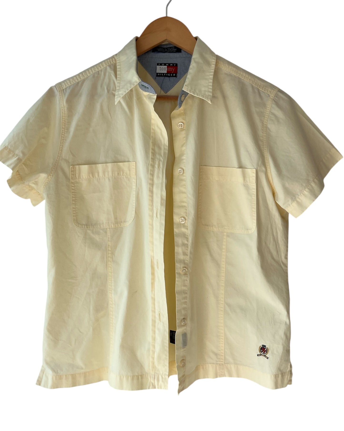Tommy Hilfiger butter yellow button down