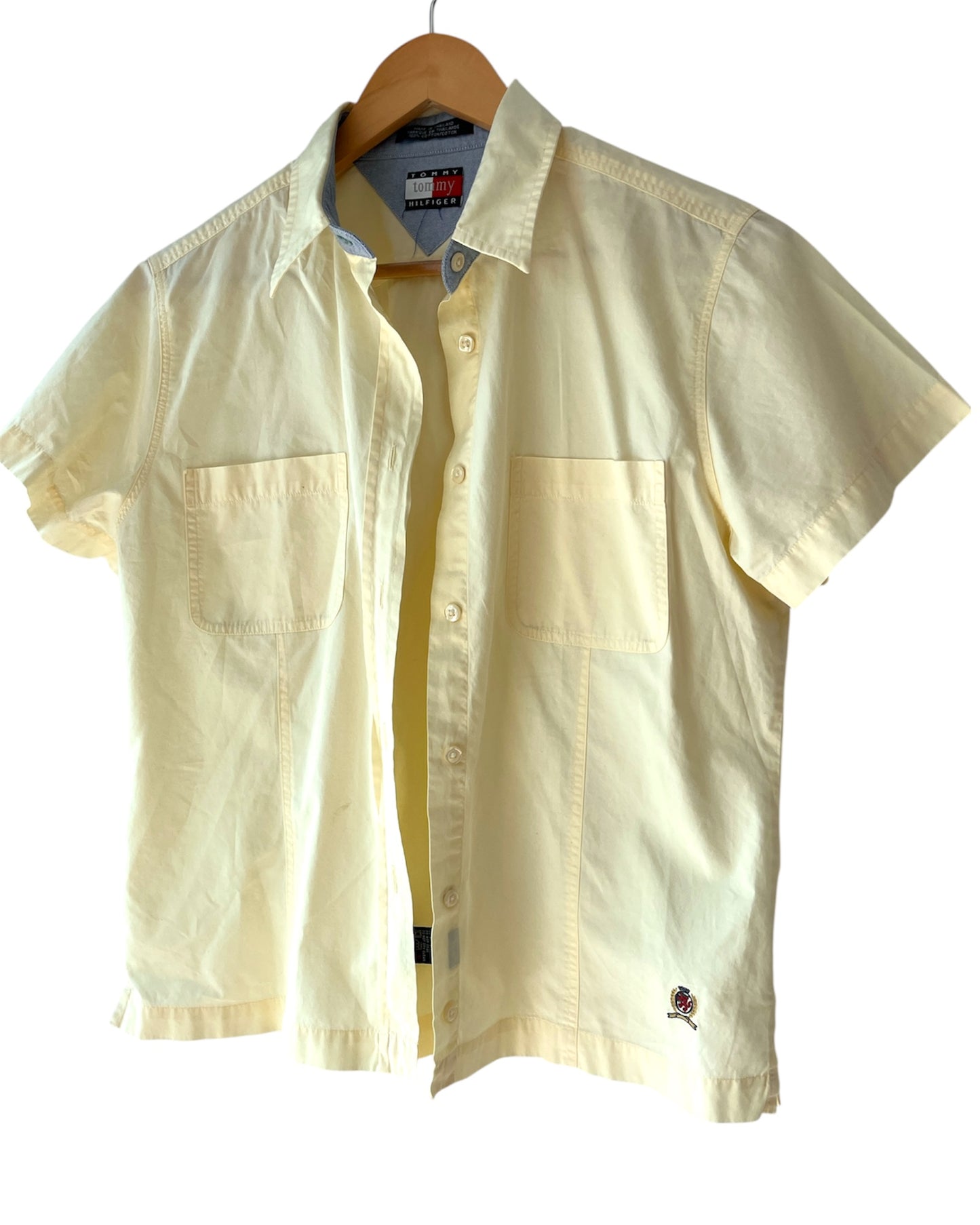 Tommy Hilfiger butter yellow button down