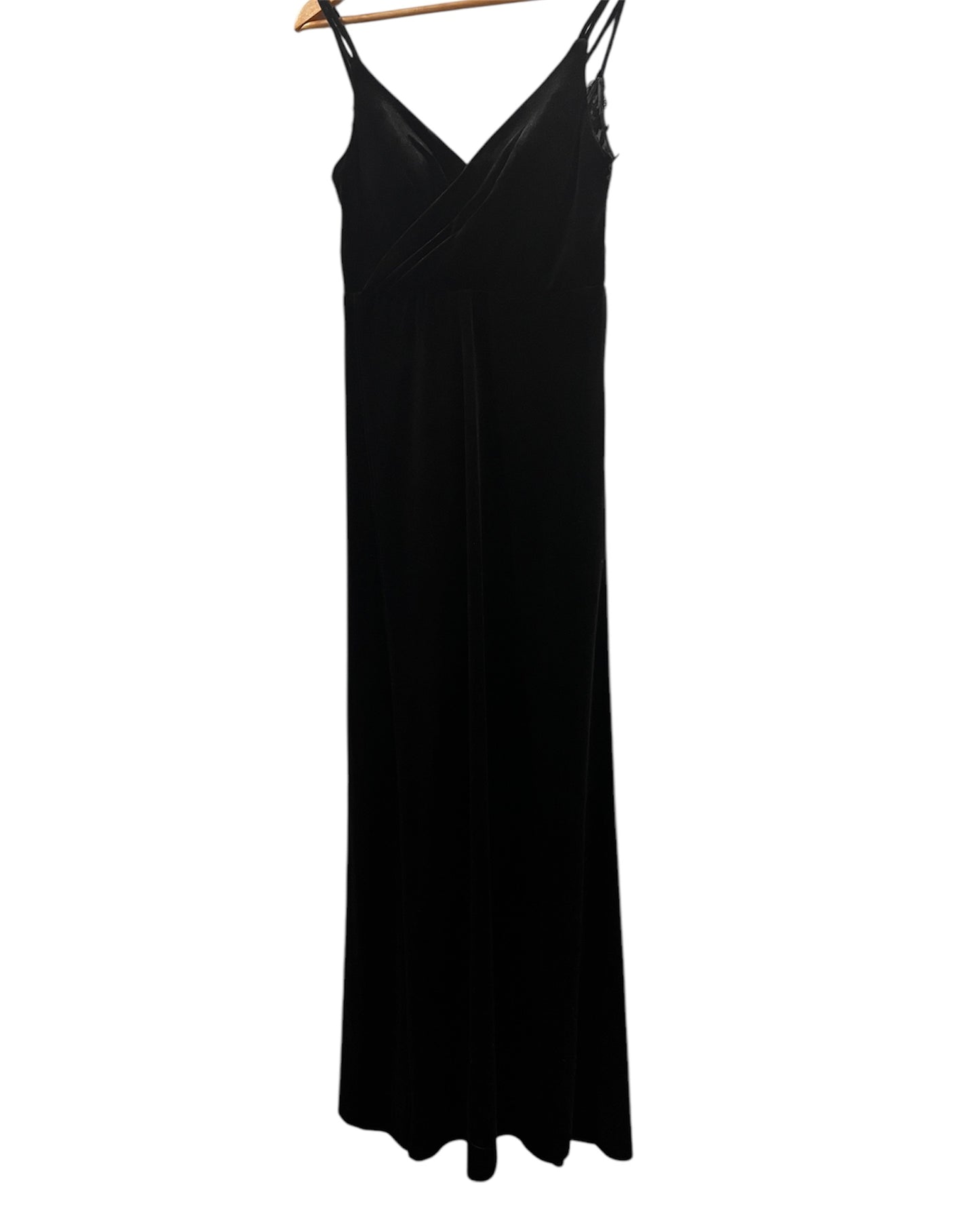 Azazie Black A-Line Lace Velvet Cocktail Dress - New with Tag