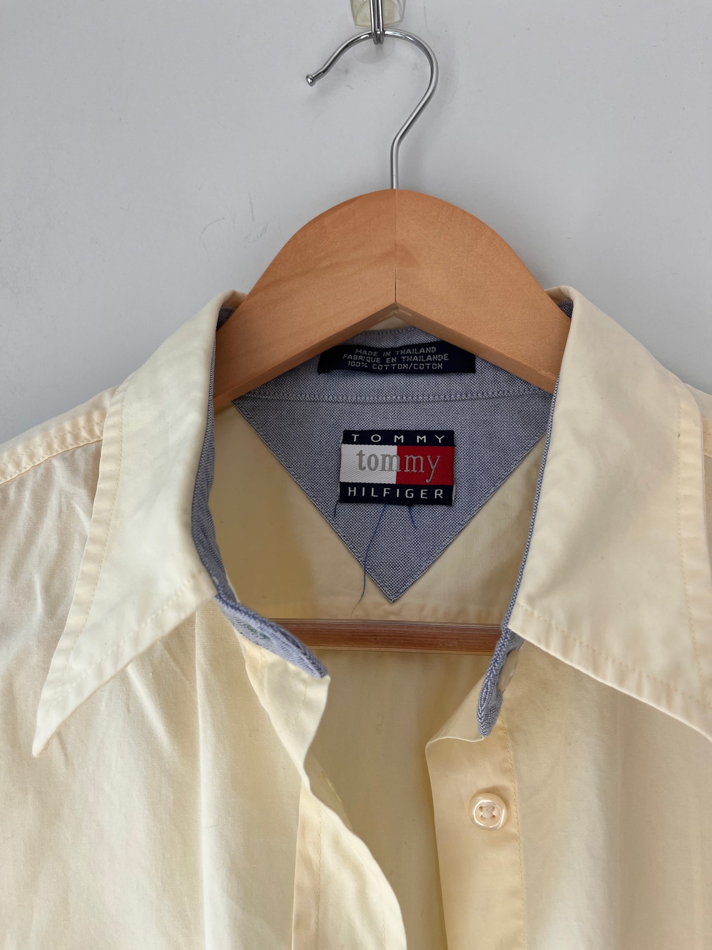 Tommy Hilfiger butter yellow button down