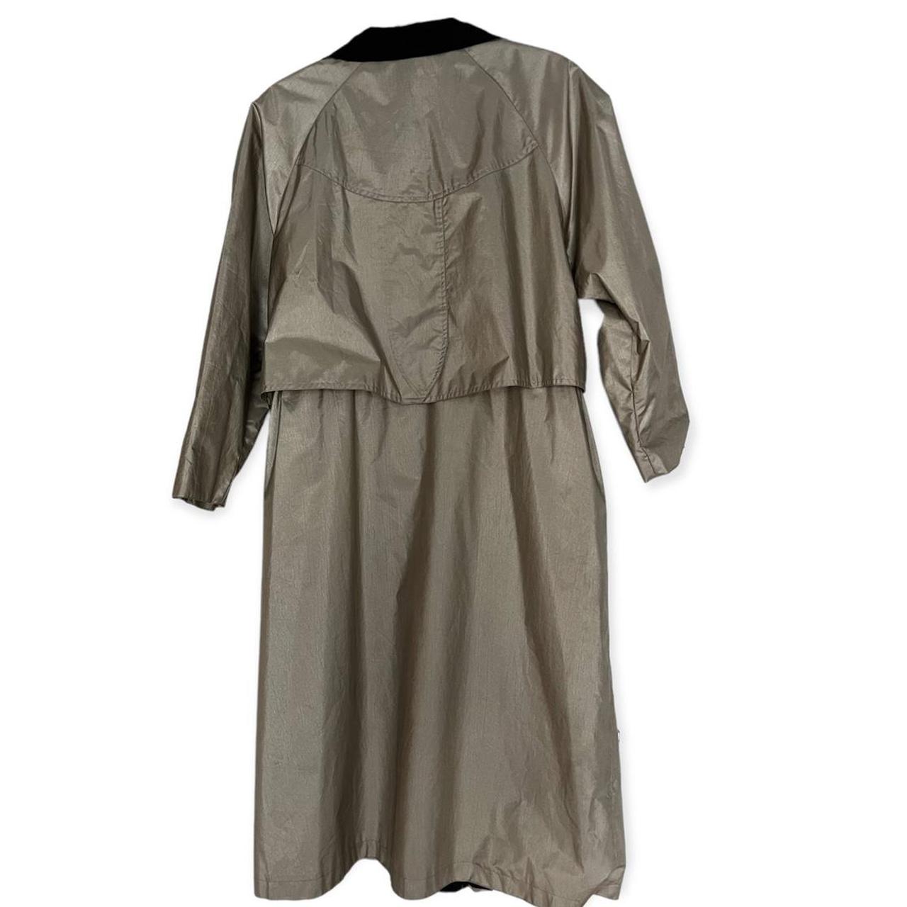 British Mist Long Trench | Water Repellent Monochromatic Trench Coat