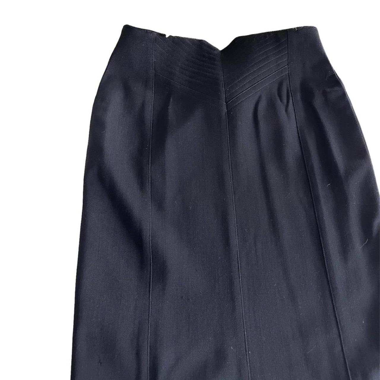 Escada by Margaretha Ley Black Pencil Skirt