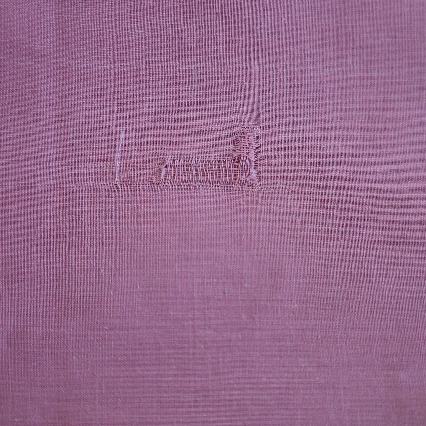 Pink Grey Contrast Handloom Cotton Fabric