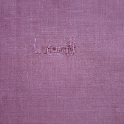 Pink Grey Contrast Handloom Cotton Fabric
