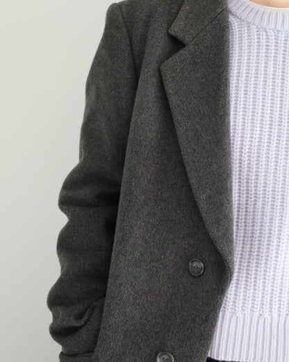 Vintage The Bay Men’s Cashmere Blend Overcoat Coat- Grey