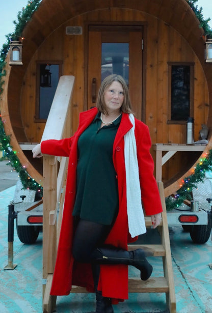 Vintage Alfred Sung Wool Sweater Dress