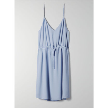Aritzia Casimir Blue Fit n Flare Dress