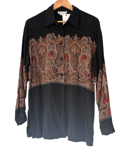 Vintage Della Spiga Made in Canada Blouse & Skirt Set