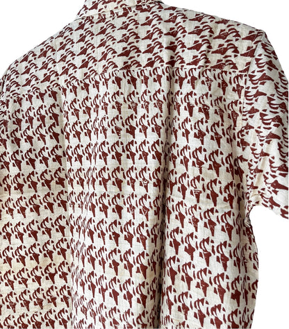 Batik Print Cotton (Khadi) Half Sleeve Shirt - Men’s