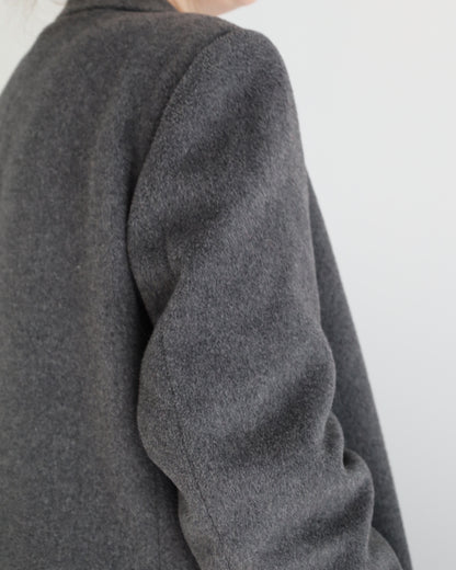 Vintage The Bay Men’s Cashmere Blend Overcoat Coat- Grey