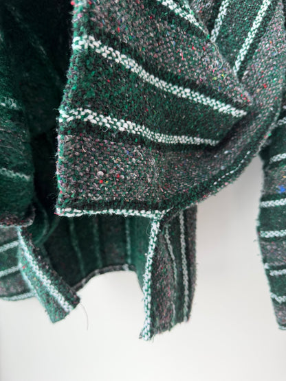 Baja Hooded Pullover - Mexican Woven Blanket Jacket