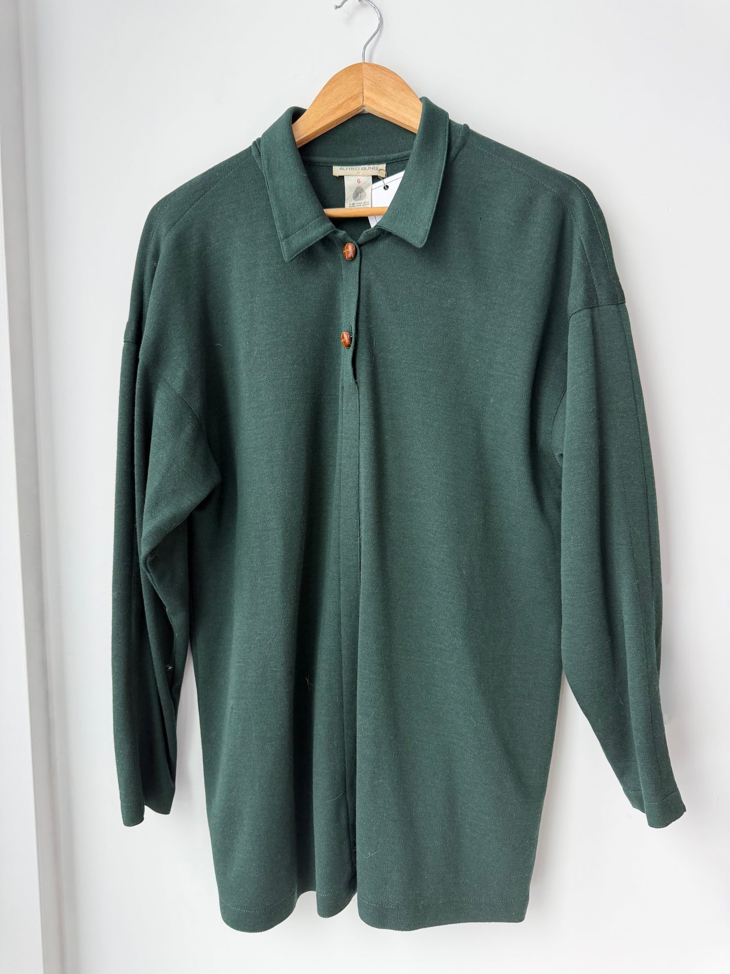 Vintage Alfred Sung Wool Sweater Dress