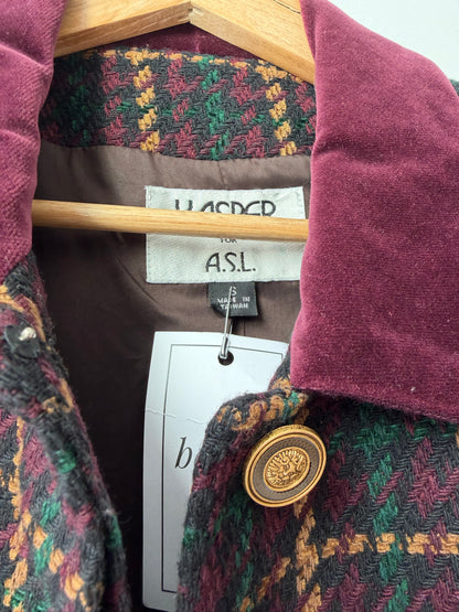 Vintage Kasper Tailored Women's
Plaid blazer