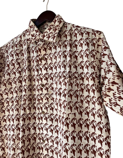 Batik Print Cotton (Khadi) Half Sleeve Shirt - Men’s