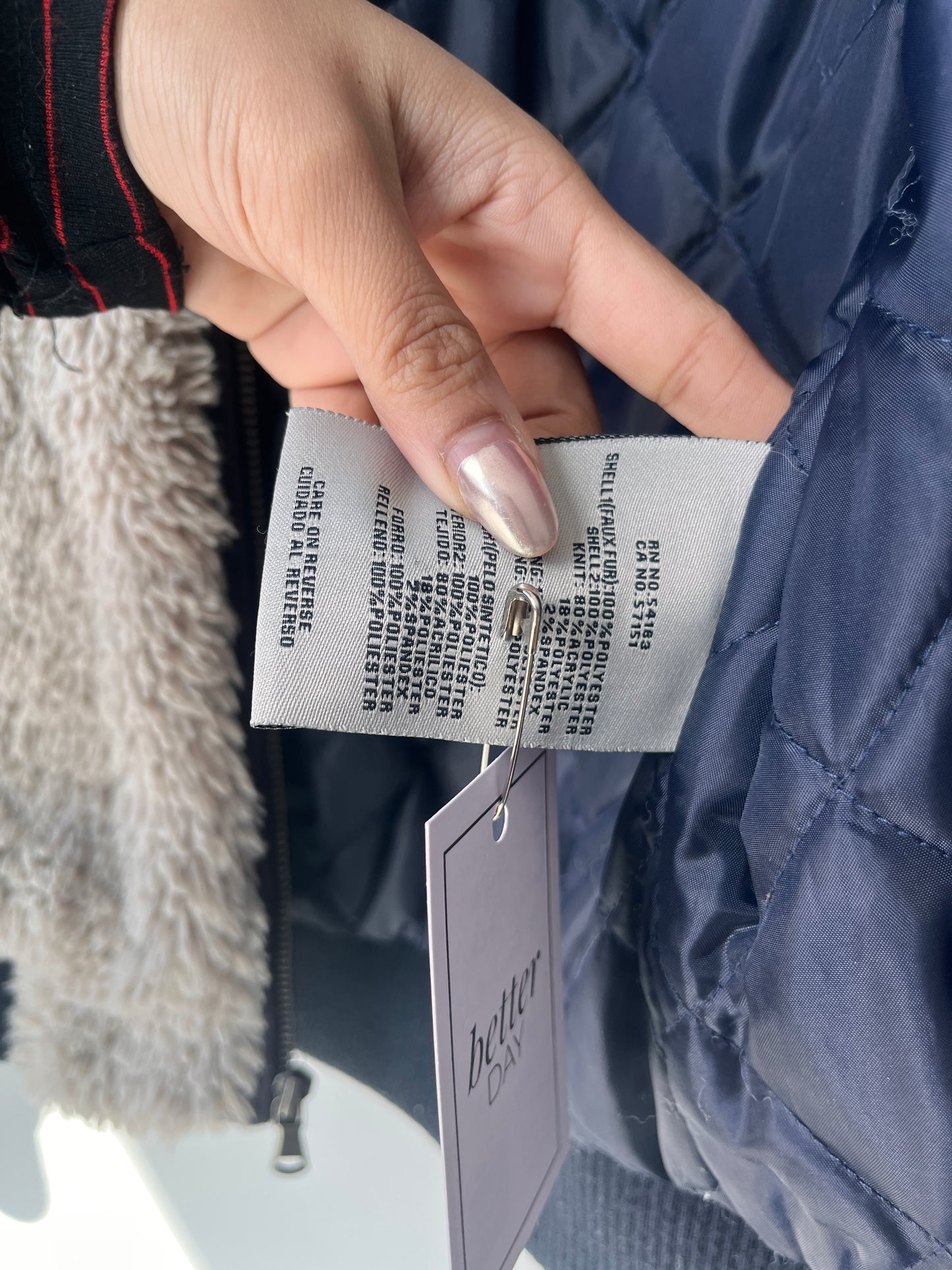 Levi’s Mixed Media Sherpa Flight Bomber Jacket