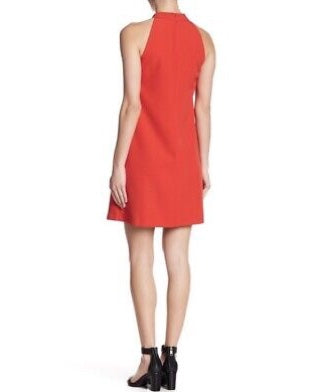 Vince Camuto Scallop Trim Halter Dress