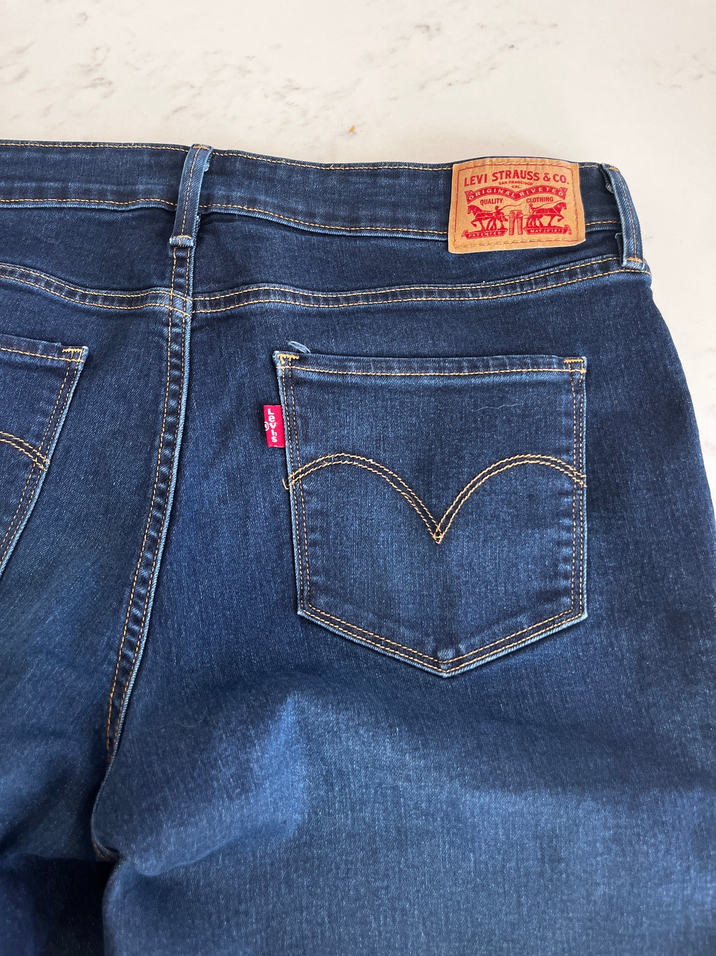 Levi’s Women’s Bermuda Shorts - Dark Wash