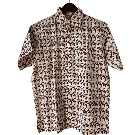 Batik Print Cotton (Khadi) Half Sleeve Shirt - Men’s