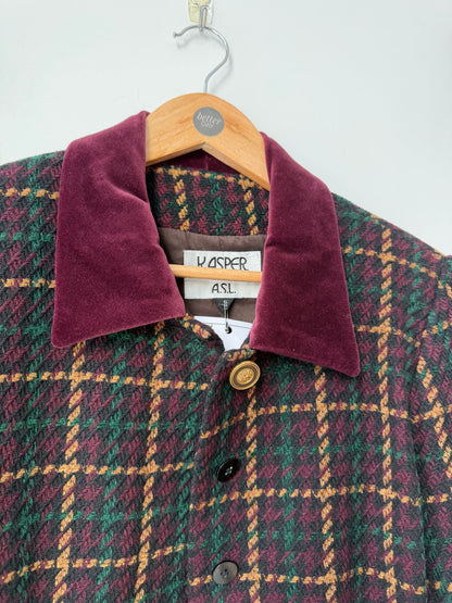 Vintage Kasper Tailored Women's
Plaid blazer