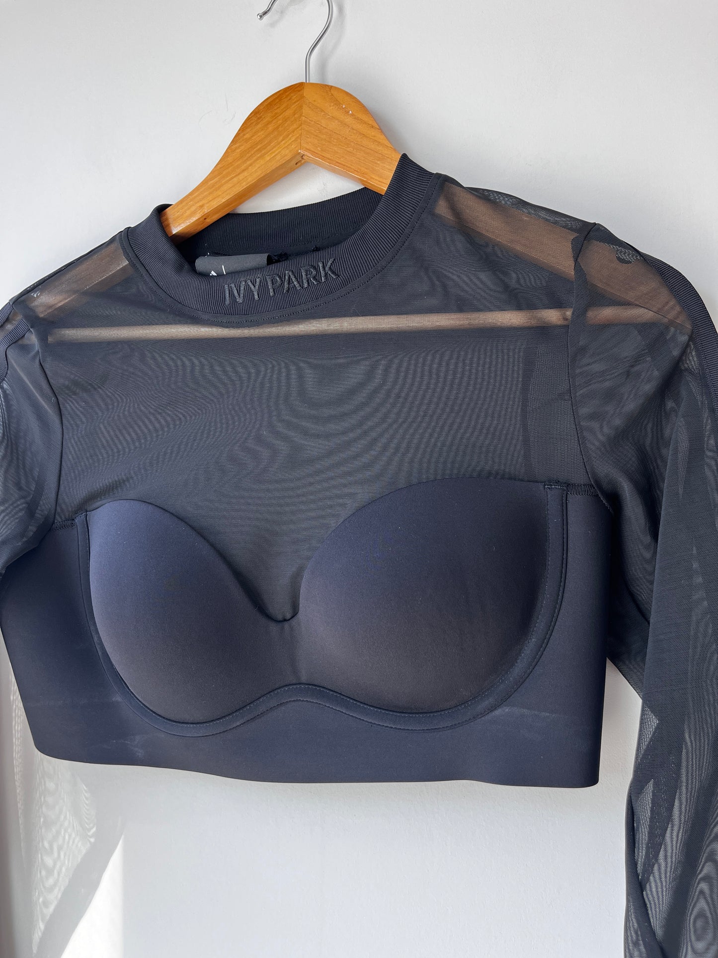 Adidas x Beyonce Ivy Park Mesh Crop Top - Black - Size M