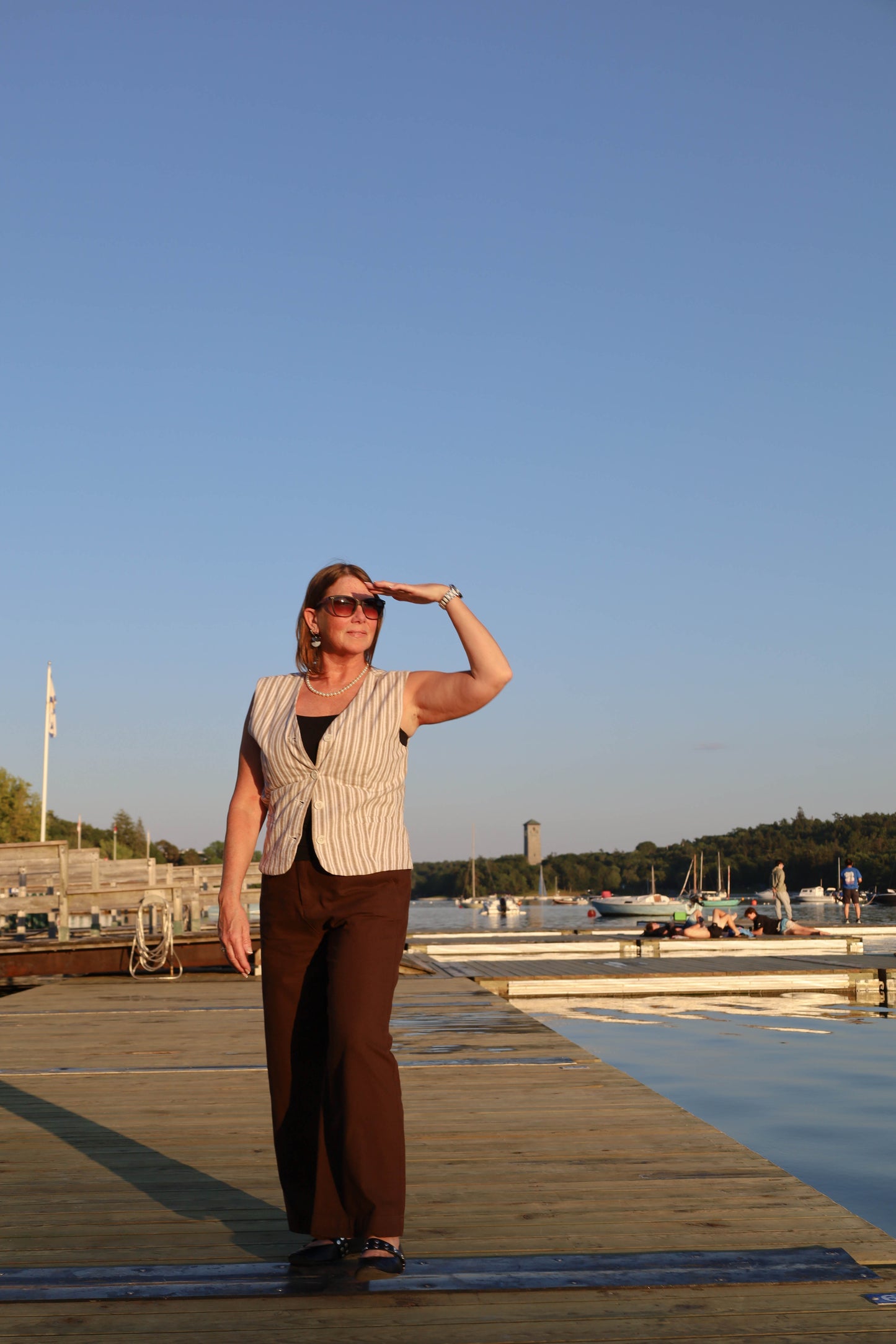 Maya Linen Pant - Brown (2026)