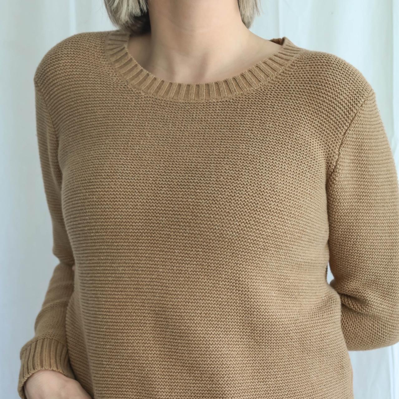 J Crew Mercantile Classic Waffle Knit Crewneck Sweater