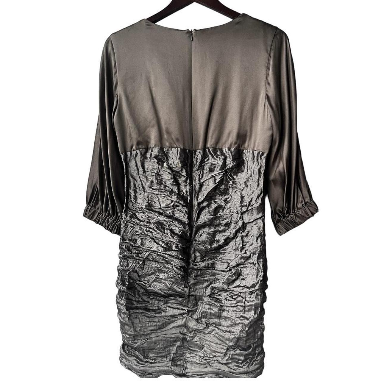 Nicole Miller Collection Ruched Silk Cocktail Dress
