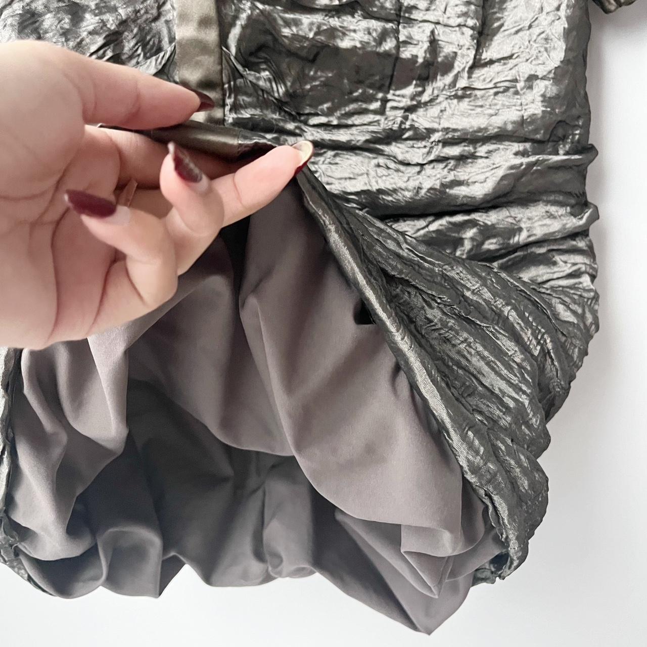 Nicole Miller Collection Ruched Silk Cocktail Dress