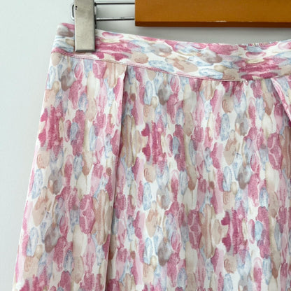 Silk Charmeuse Pleated A-line Skirt - Better Day Label