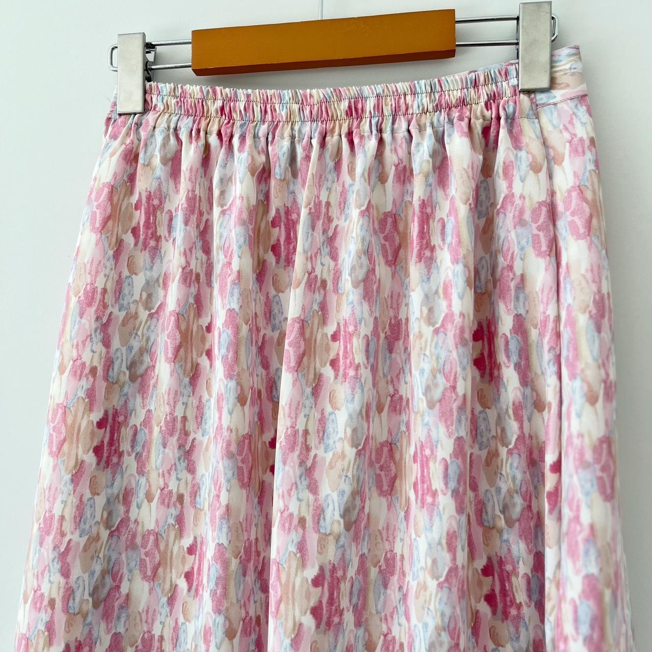 Silk Charmeuse Pleated A-line Skirt - Better Day Label