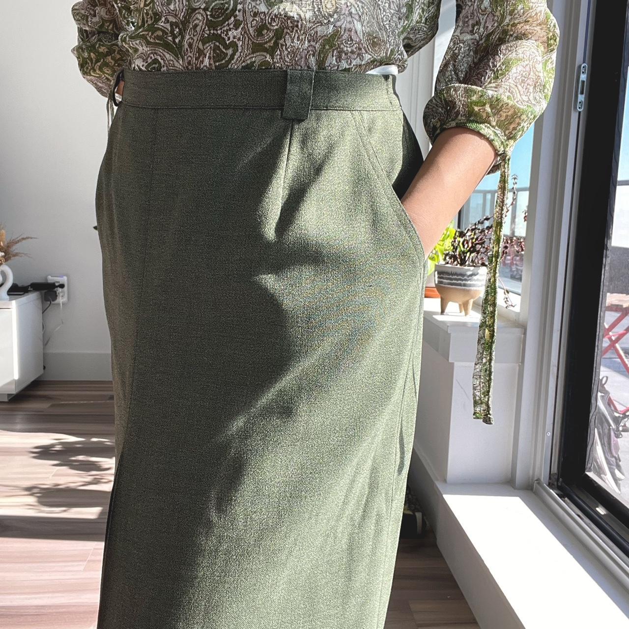 Vintage Frank Eden Front Split Maxi Skirt