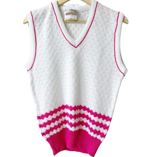 Vintage Sears Cable knit Vest