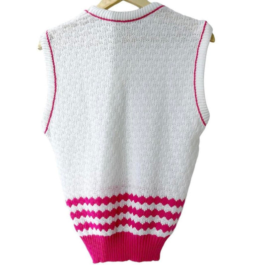 Vintage Sears Cable knit Vest