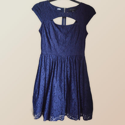 City Studio Navy Cut-out Dress