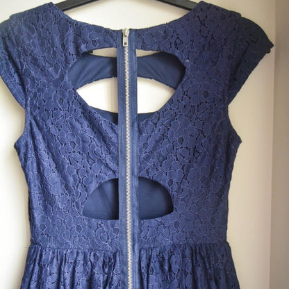 City Studio Navy Cut-out Dress