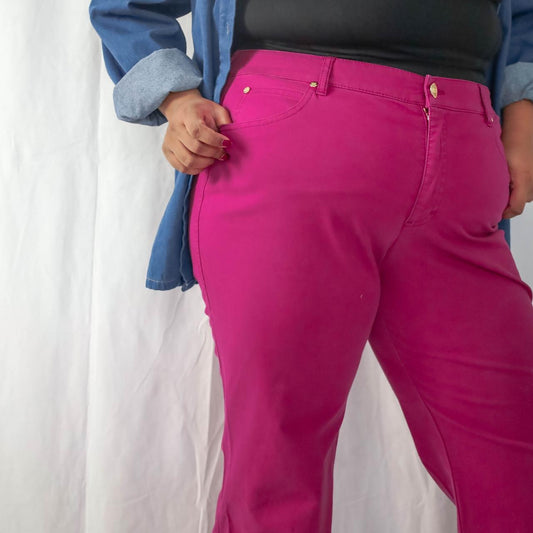 Escada Hot Pink Pants - XL