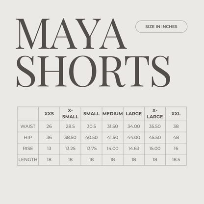 Maya Linen Shorts - Stripe